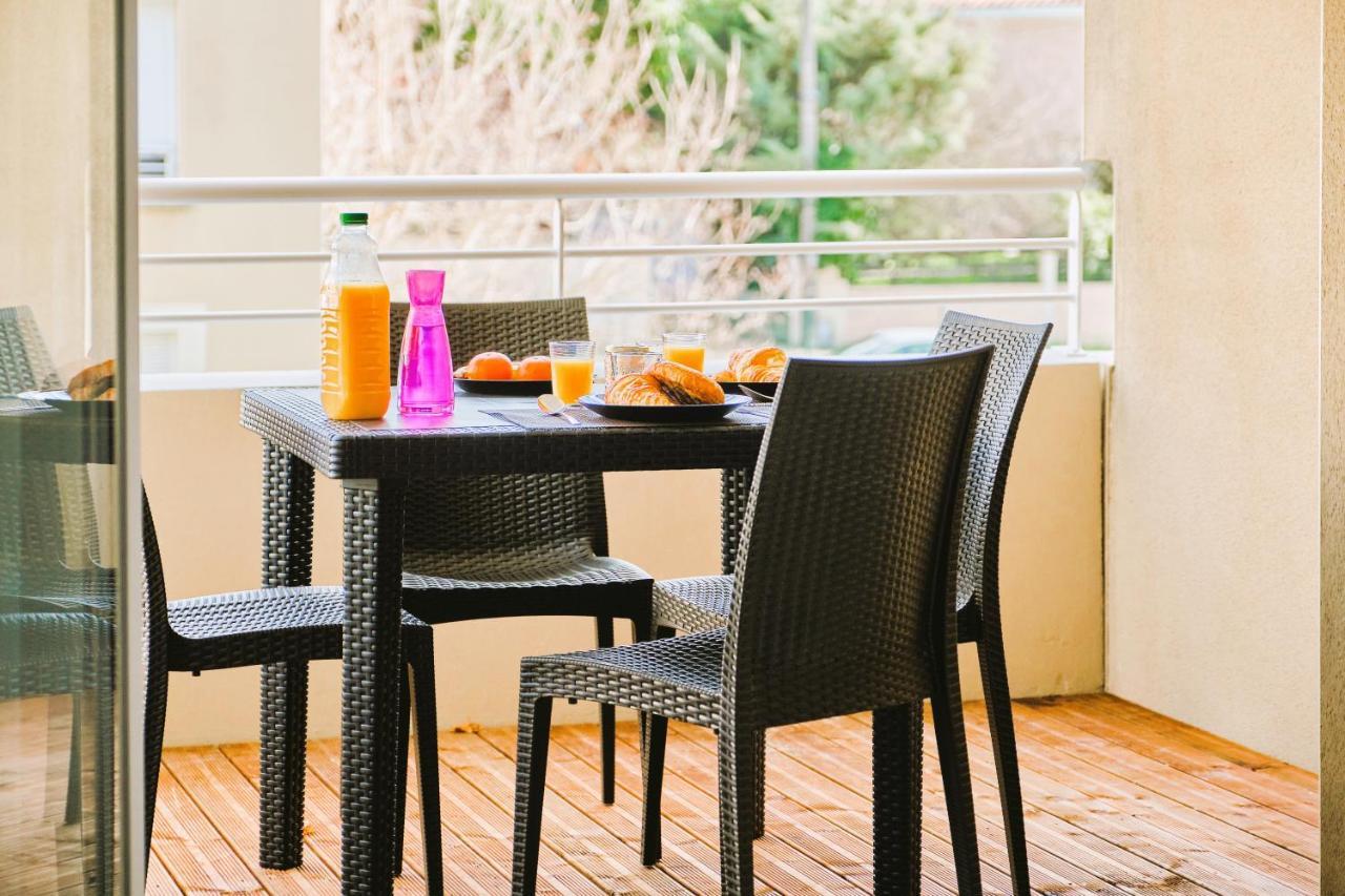 Tout Confort ! Calme, Climatisation, Piscine, Parking Gratuit, Grande Terrasse, Netflix, Wifi Каркассон Экстерьер фото