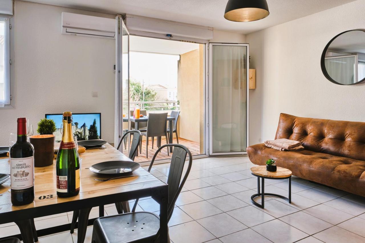 Tout Confort ! Calme, Climatisation, Piscine, Parking Gratuit, Grande Terrasse, Netflix, Wifi Каркассон Экстерьер фото